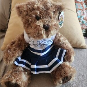 NORTH STARS CHELSEA TEDDY BEAR New with tag Dressed in Blue/White Cheerleader